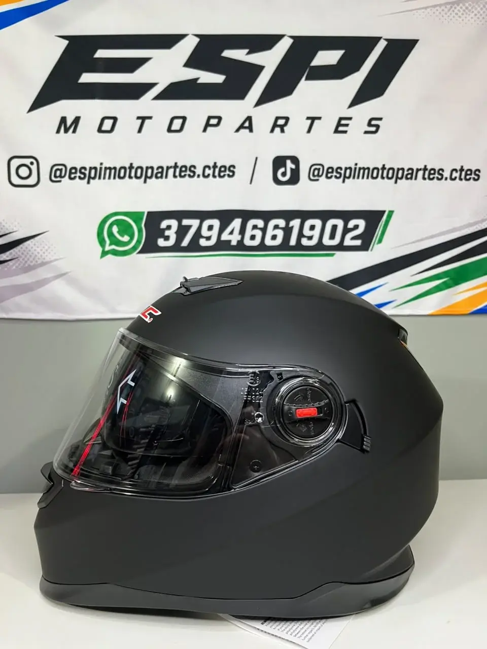 Casco MRC FF322 negro mate M
